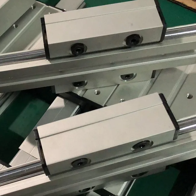 Dual Shaft Rail Roller Linear Guide Rail With Linear Roller Carriage LGD12