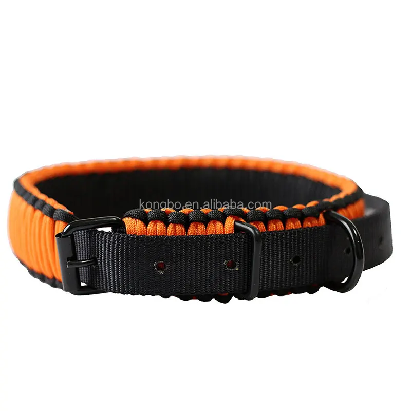 KongBo Upgrade High Quality 100% Hand Made 550 Nylon Paracord Dog Collar