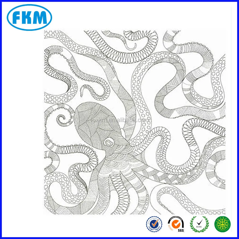 Large Print Animals Of The Jungle Adult Coloring Book