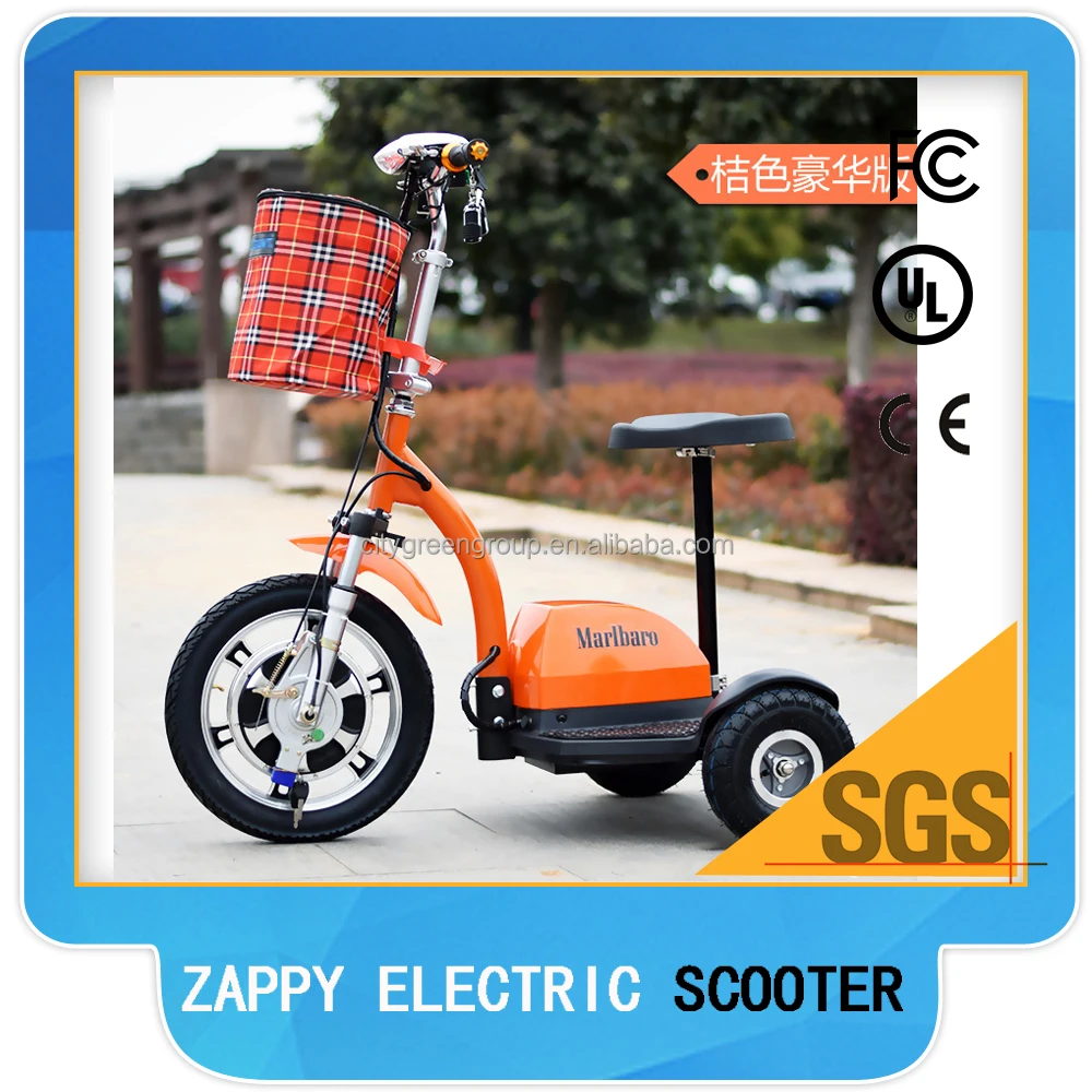 Adult 3 three wheel zappy electric scooter