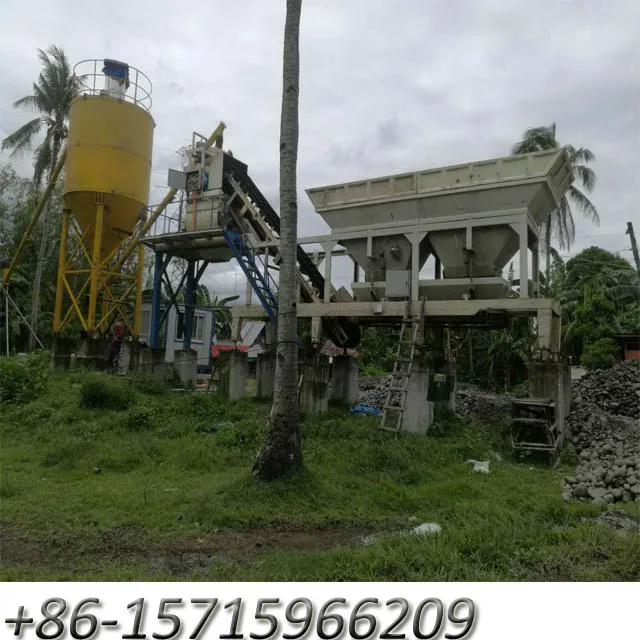 35m3 concrete batching plant YHZS series mobile concrete batching plant with higher stability for road works