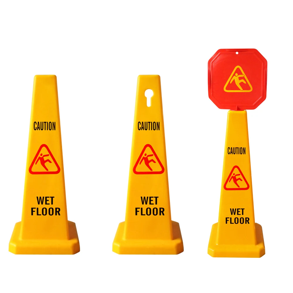 High Quality PP Material No Parking Sign Board Caution Sign For Cleaning