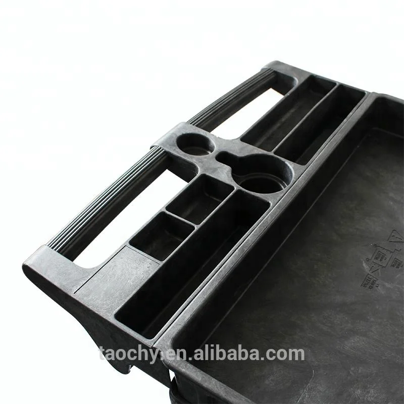 Два полка пластиковый сервисный сверхмощная тележка