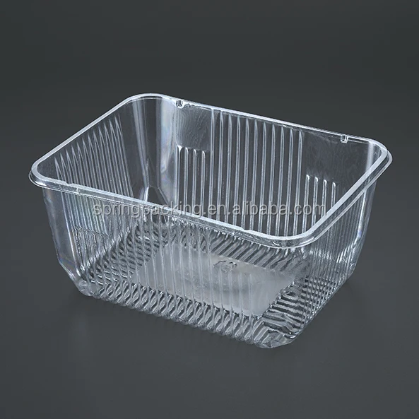 Plastic Food Packing Boxes & Packaging Tray for Restaurant and Supermarket Pack Food