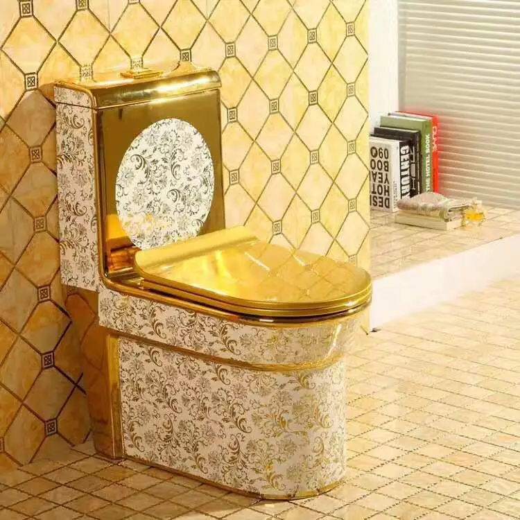 Керамическая чаша для унитаза G985 золотого цвета, раковина, биде, золотые наборы унитазов для ванной комнаты
