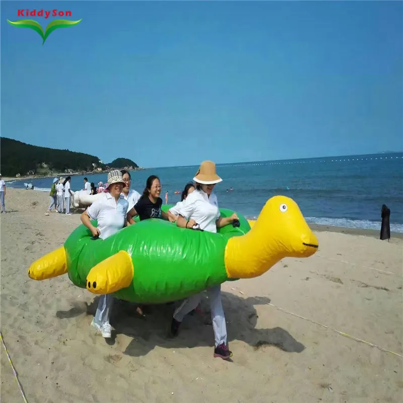 inflatable The Race Tortoise and rabbit racing inflatable team building games equipment for kids