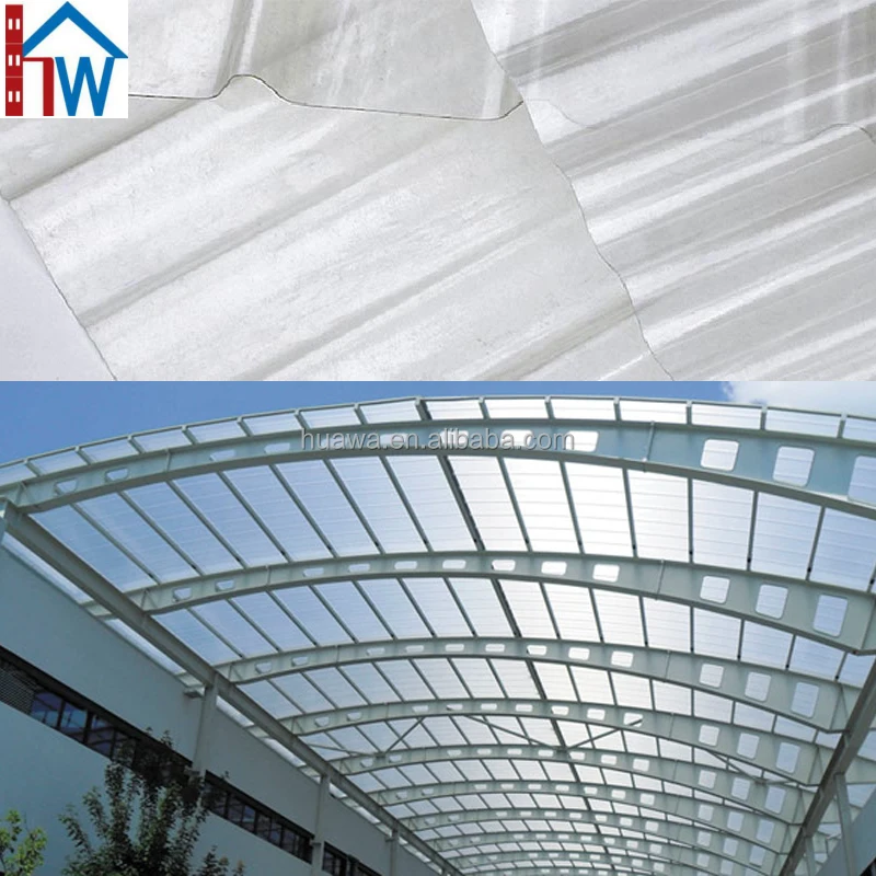 
high quality transparent Fiberglass plastic FRP roof tile 