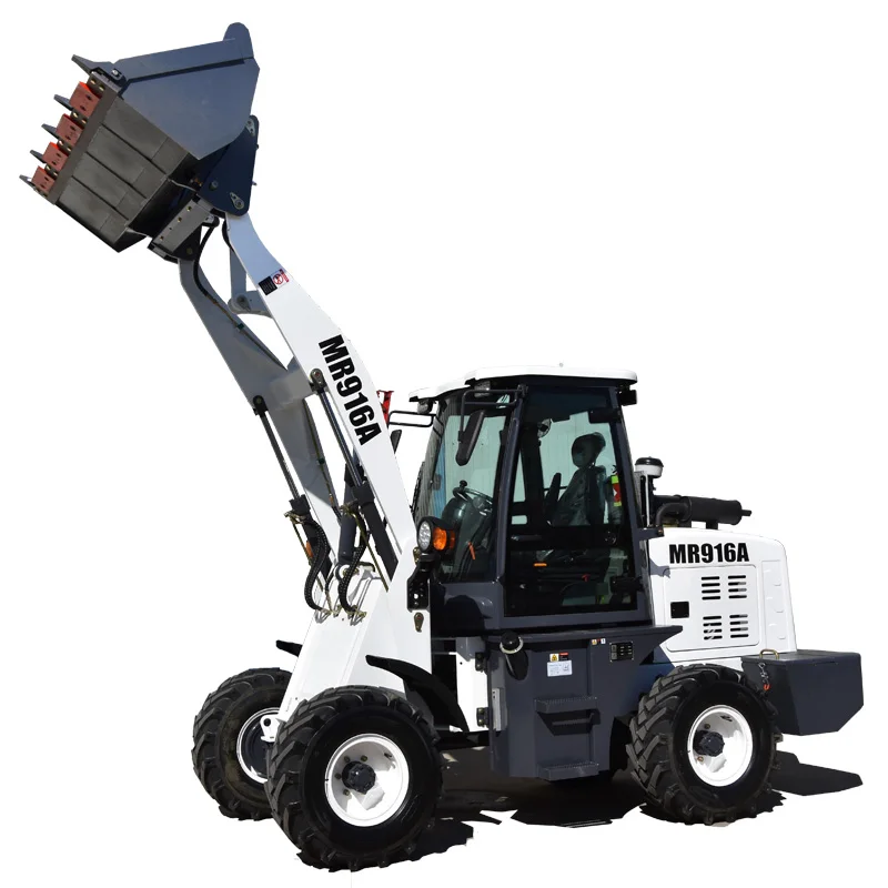 Articulated mini size wheel loader