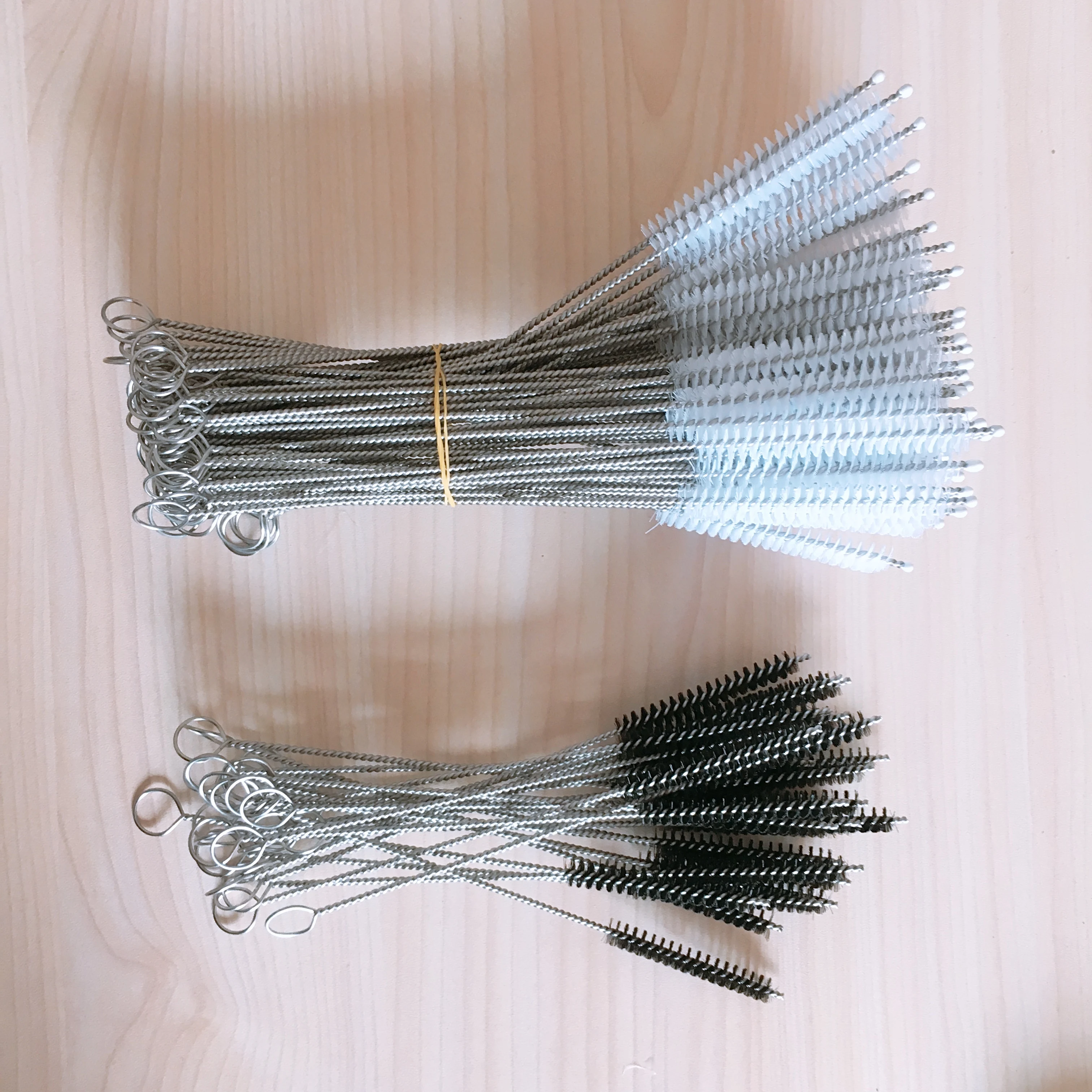 Factory Customized Cheap Price Twisted Wire Long Spiral Small Nylon Micro Dip Copper Gas Test Tube Brush