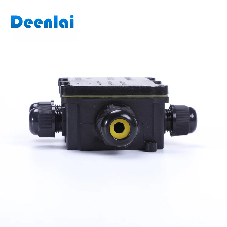 5 way IP68 small waterproof cable junction box with direct connectors for underwater lights