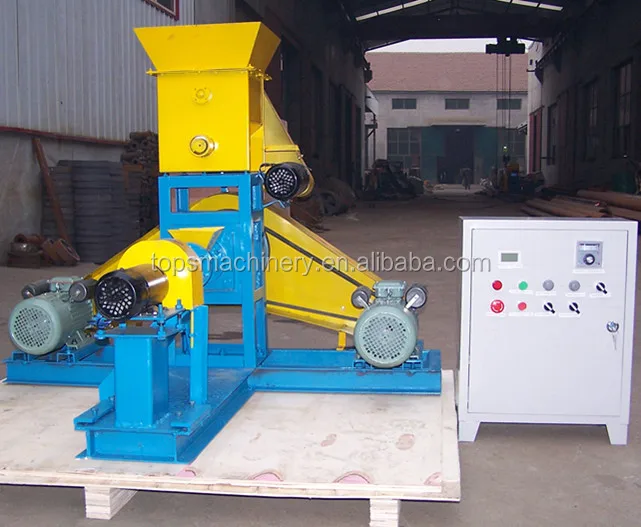 30-500kg/h floating fish feed extruder