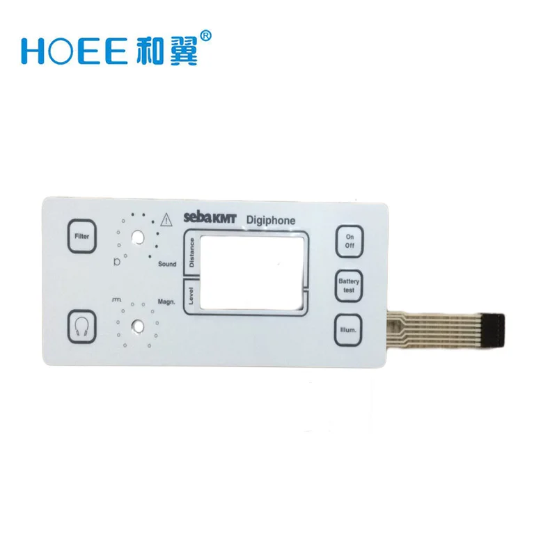  Customized push button membrane keypad waterproof switch with