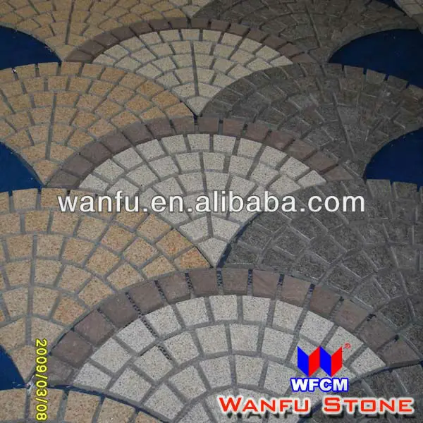 Сетчатые гранитные плитки из камня