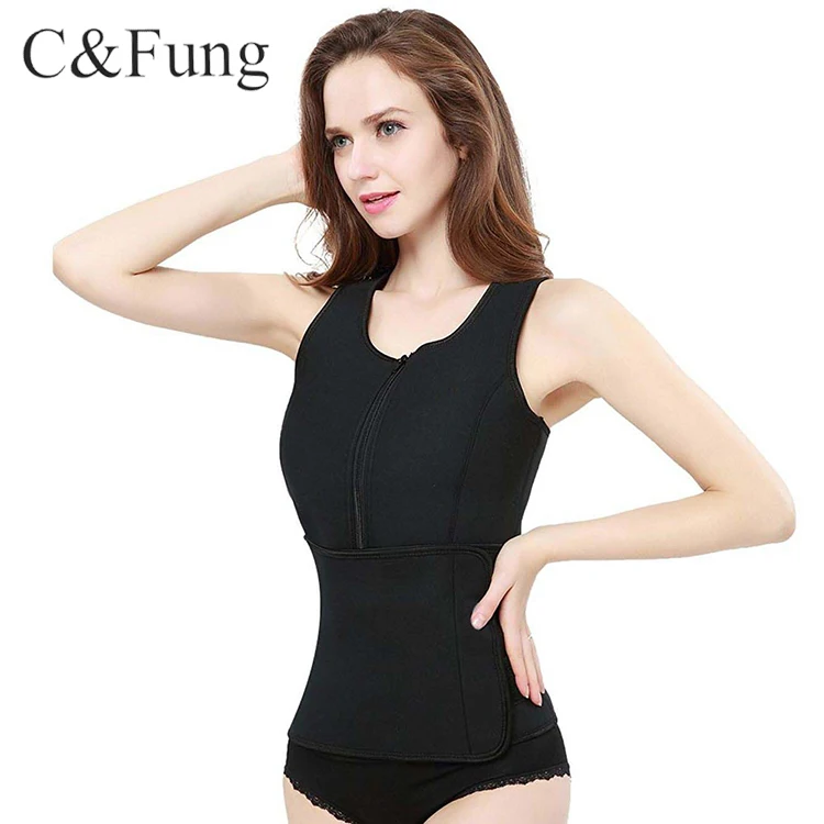 Пот Спорт Тренажерный зал body shaper неопрена похудения жилет для женщин