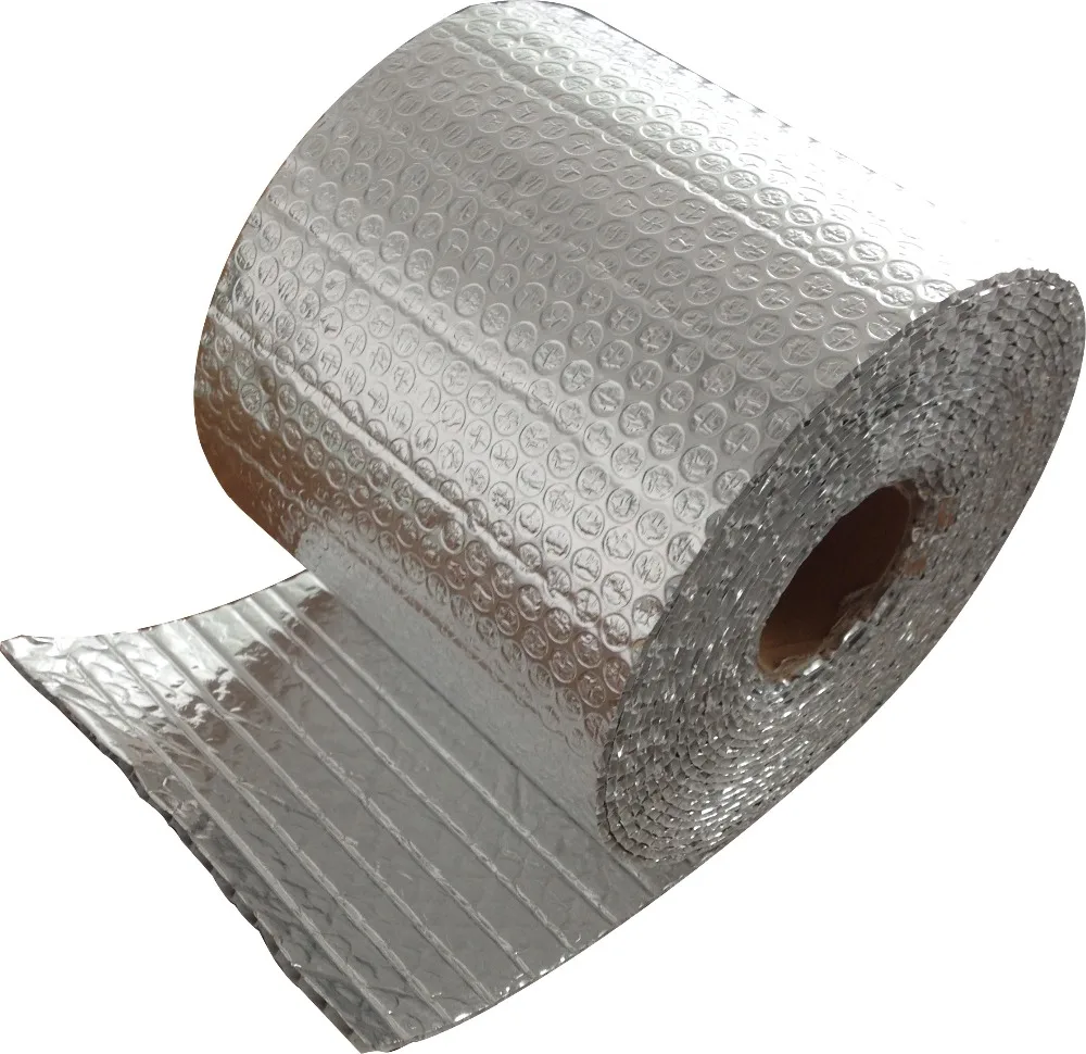 High R value Fire Retardant Double Bubble Aluminum Foil Thermal Insulation Material For Cavity Wall