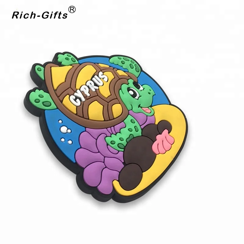
Custom Made Distinctive Cyprus Souvenir PVC Rubber Fridge Magnet 