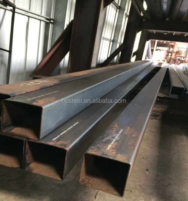 MS HOLLOW SECTION SQUARE/RECTANGLE STEEL TUBE FROM TIAN JIN