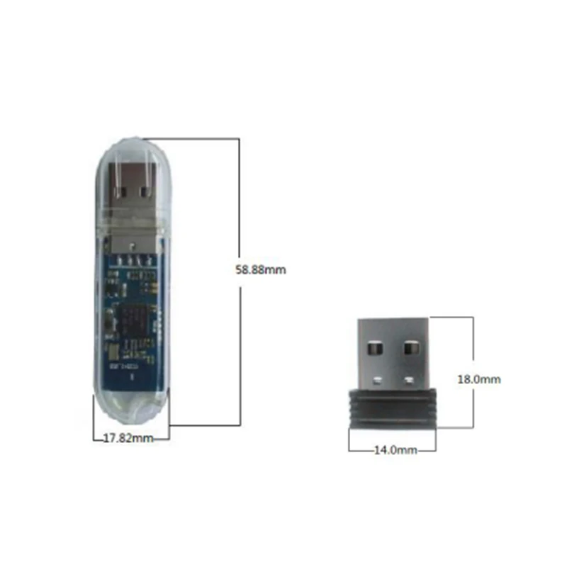 Two Size CC2540 USB Dongle Waterproof BLE Beacon With Nordic Chip