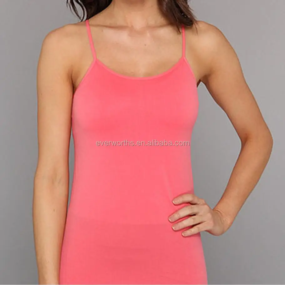 As comfort as second skin Seamless Padded Cami Tops with Inner Bra Support and Adjust Spaghetti straps