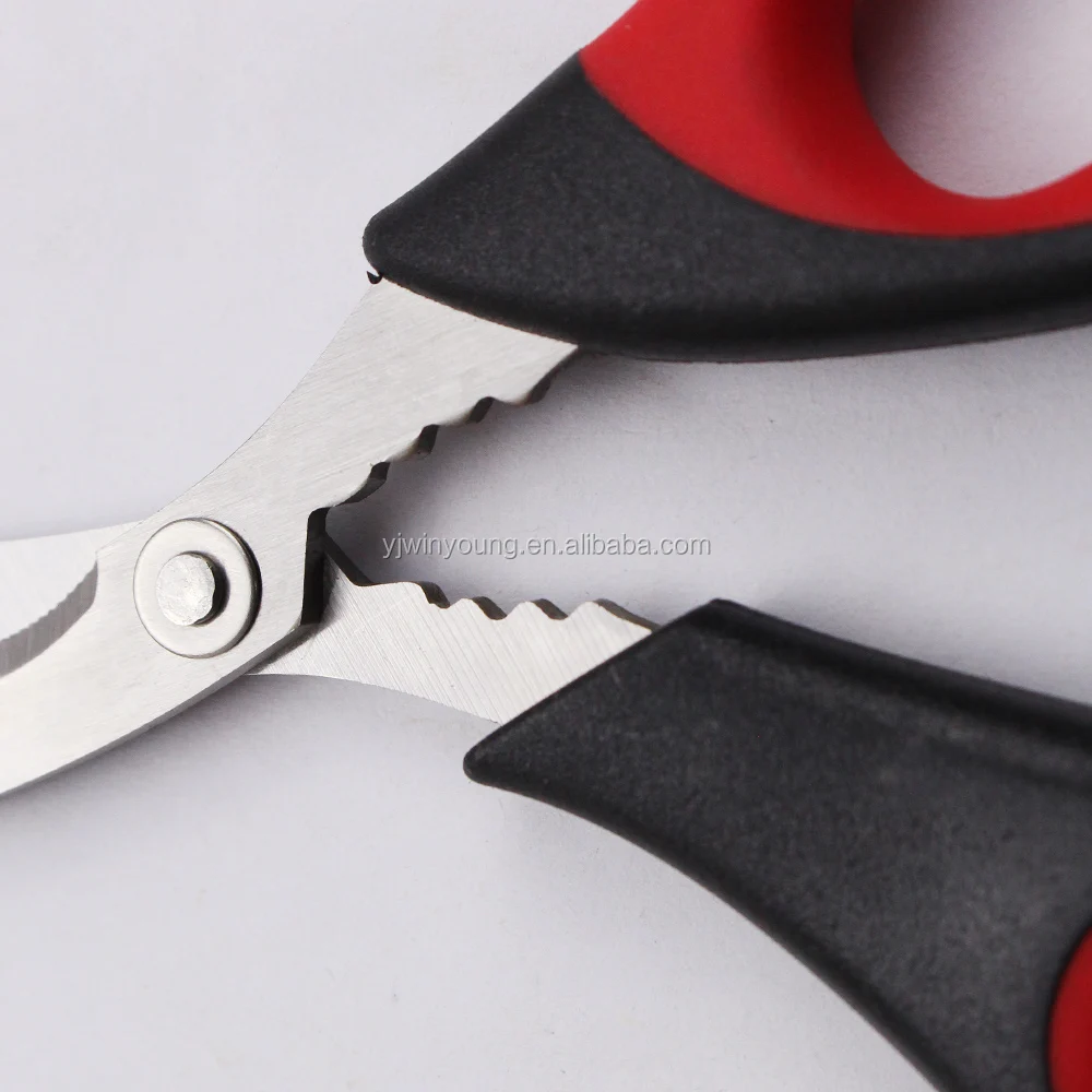 
Kitchen Shears Seafood Scissors Heavy Duty Stainless Steel separable multi purpose kitchen seafood scissors 