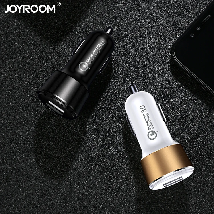 
Joyroom 2.4A Dual Usb Car Charger Fast For Android Car Charger Adapter Qc 3.0 