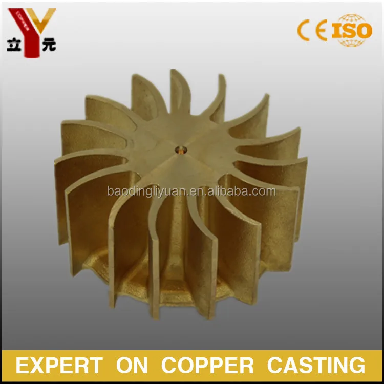 
Custom Aluminum Bronze precision lost wax pump impeller 