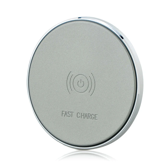 Leather cover Fast Wireless Charger Qi for all cell phone