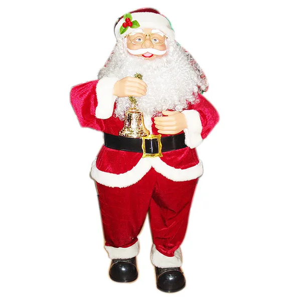 Christmas Decoration Supplies Large Electric Xmas Dancing Santa Claus for Christmas Decorations Christmas Toys