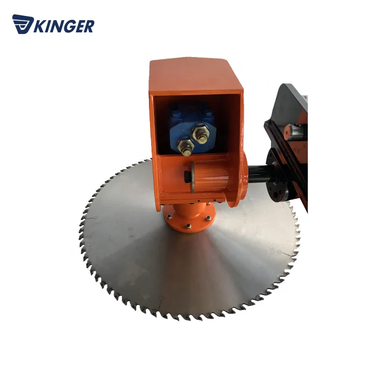 KINGER hydraulic log saw machine,log cutting band saw hydraulic