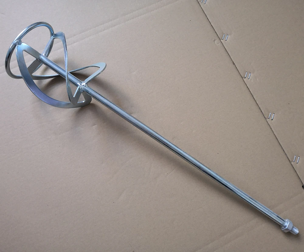Heavy-duty paint mixer/ zinc-plated paint mixer with plastic paddles, paint stirrer, hand tools JL-002
