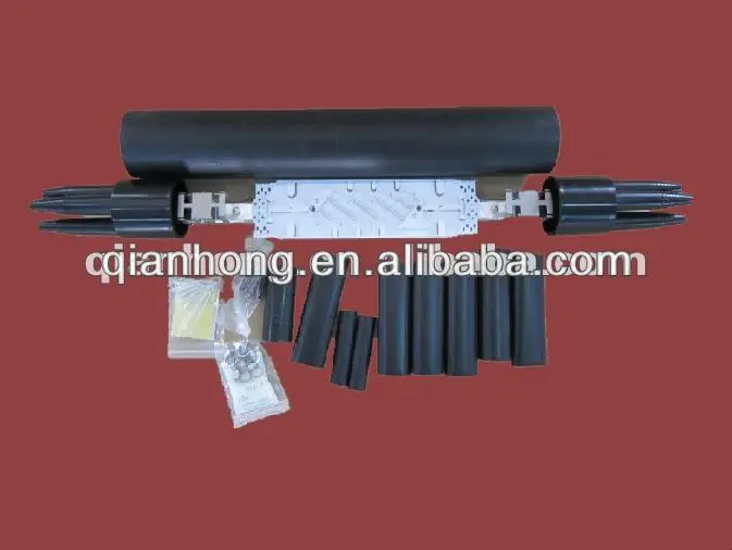 48 Cores Direct Buried Fiber Optical Closure Russia and Eu Market QIANHONG GJS04-G4-24C CN;SIC