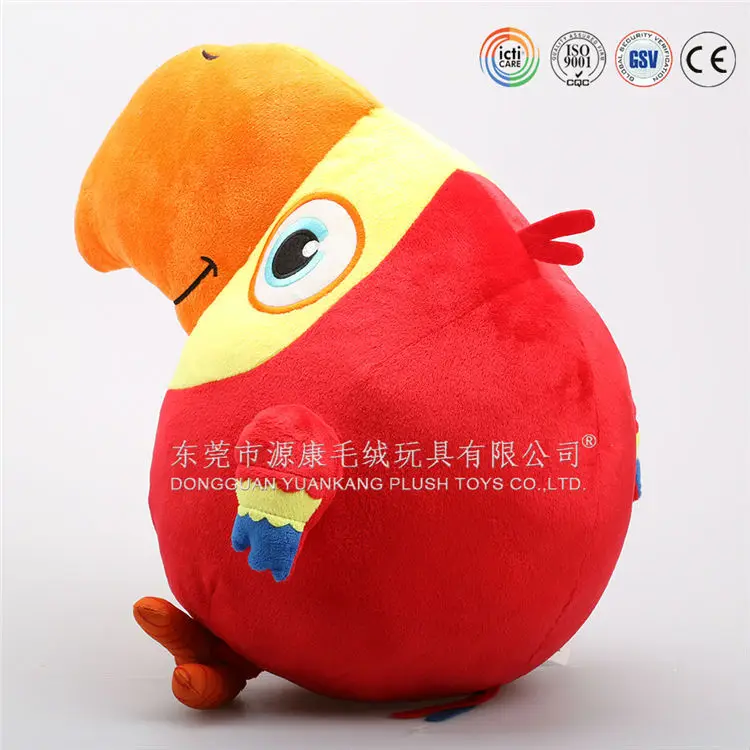 Soft Stuffed Manufacture hot sale love birds stuffed plush bird toys