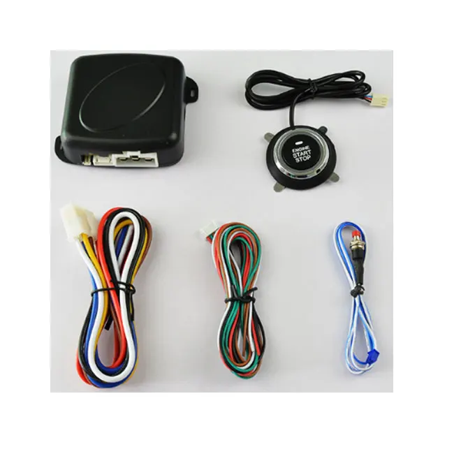 
Car Engine push start stop button system with remote start function for car alarm 