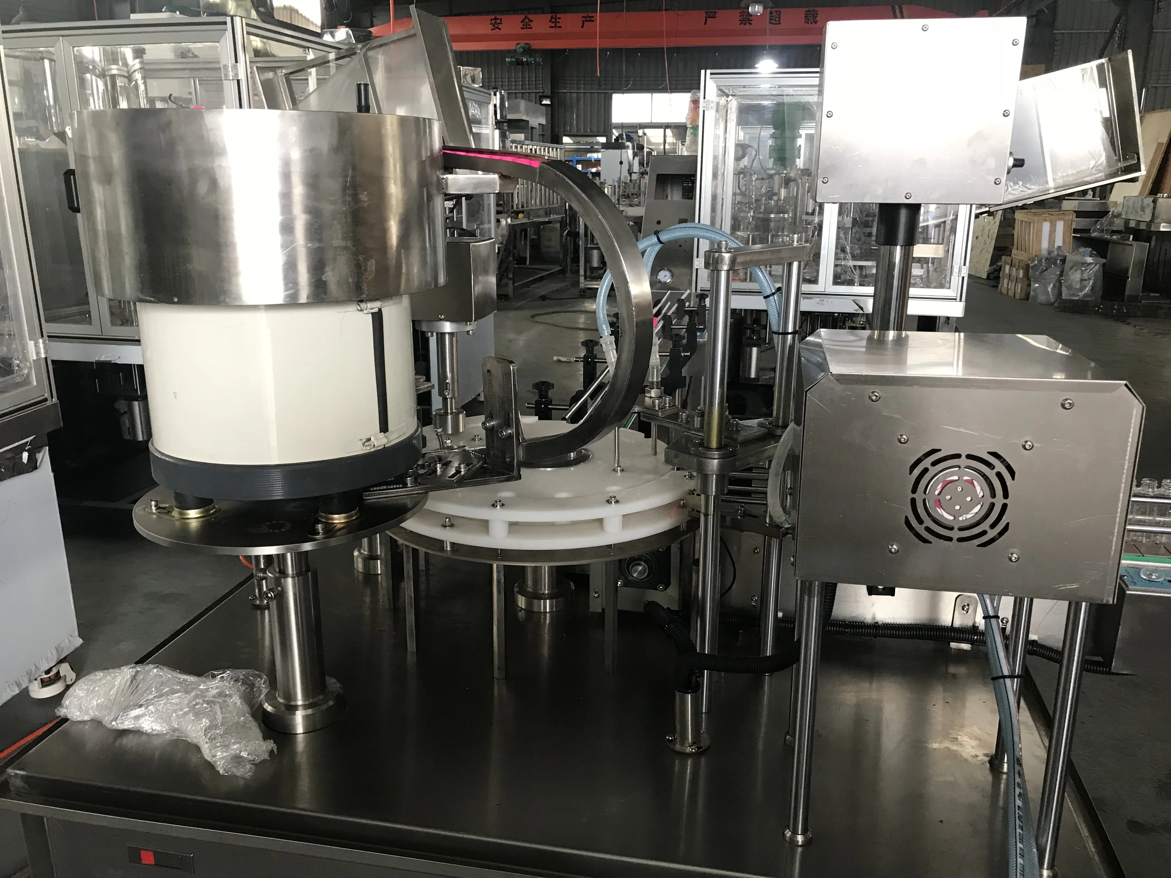 
Automatic 10ml/30ml e-liquid Eye Dropper Filling Capping Machine 