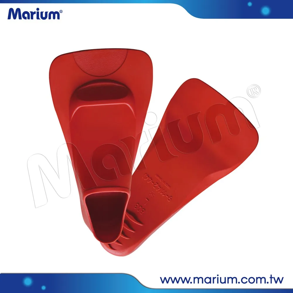 
Professional Swimming Training Short Blade Natural Rubber Swim Fins 