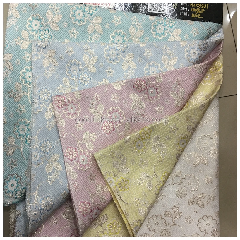 TC light weight cotton jacquard stock fabric