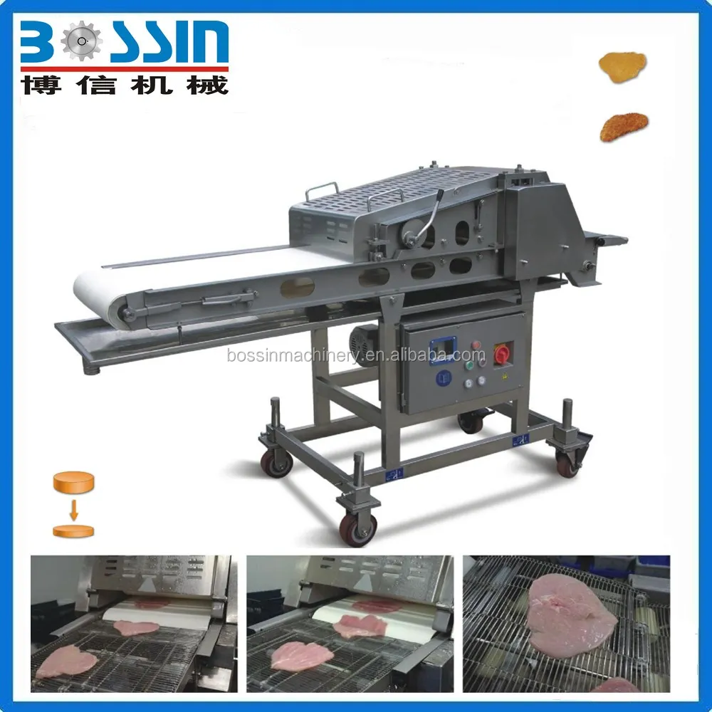 
Chicken meat flatten machine 