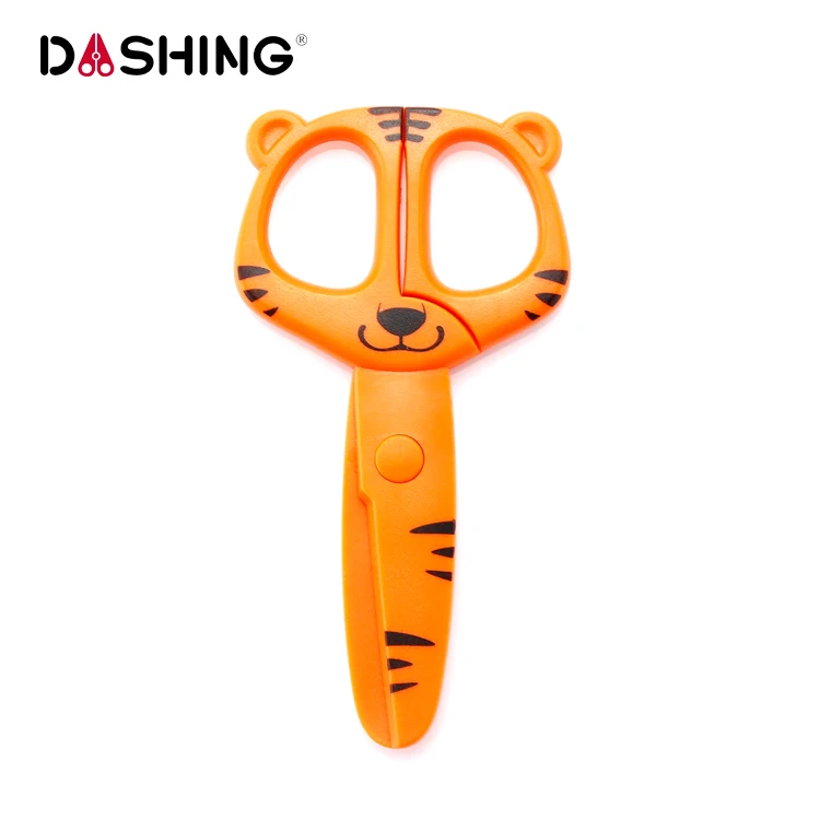 Plastic Safety Toddlers Training Scissors for Pre-School Training Scissors