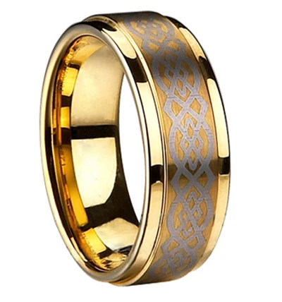 Tungsten ring latest gold finger ring designs gold wedding ring