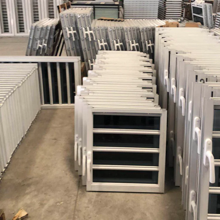 Modern home design, safety blinds, aluminum glass windows