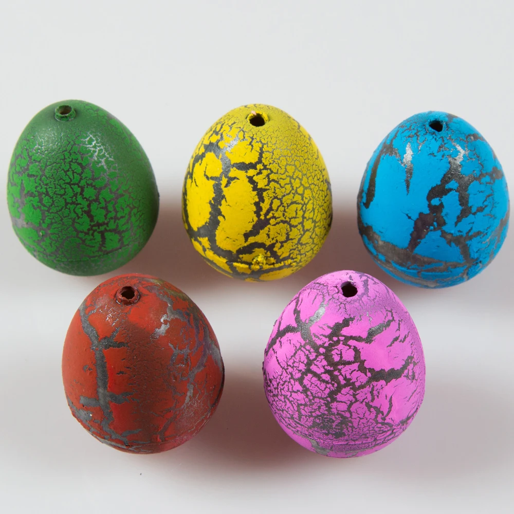 Novelty Dinosaur Egg Magic Hatching Growing Dinosaur Toys 12*8cm Dinosaur Fossils Eggs For Kids