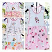 free shipping baby for girls cute girl baby t shirt dress tank top outerwear summer girls