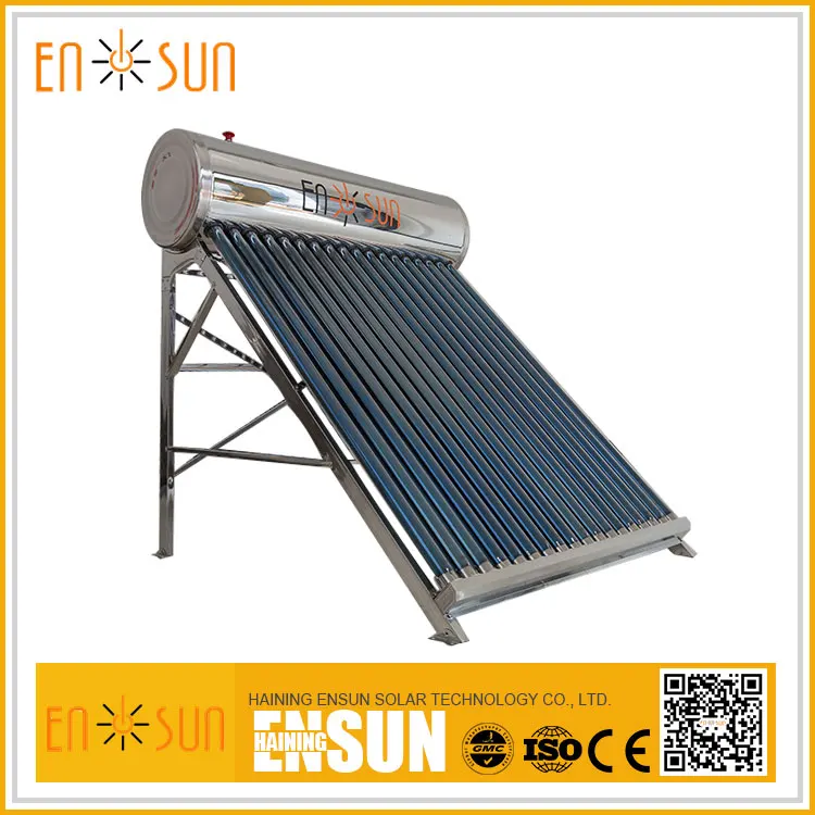 Нагреватель воды на солнечных батареях из нержавеющей стали, л