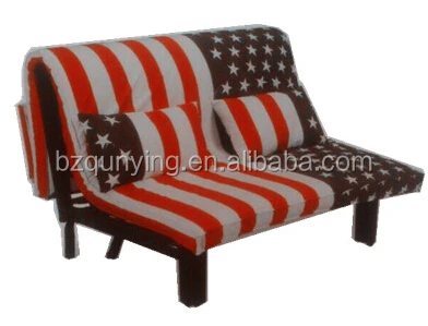 Queen size metal slatted sofa bed mechanism, 3 fold sofa bed frame