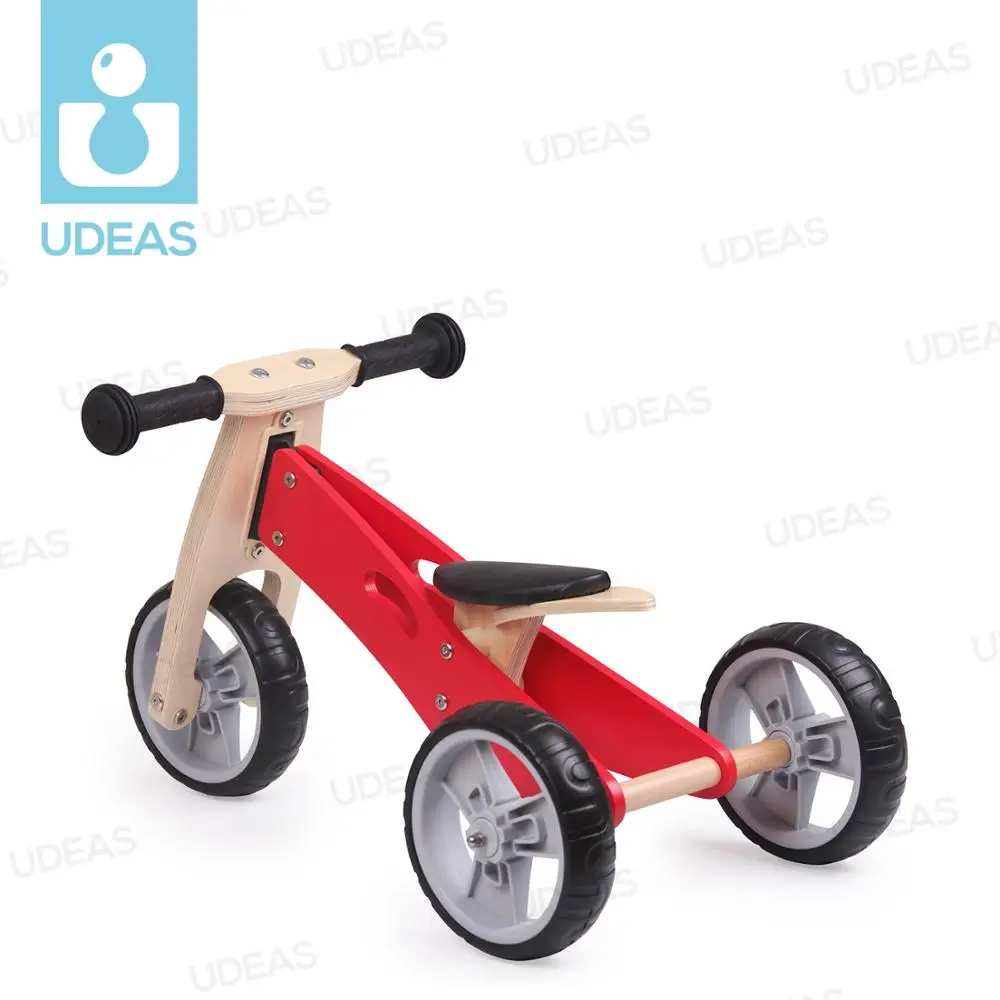 
2 in 1 Wooden Trike Balance Bike For Kids 