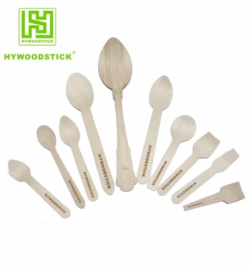 Hywoodstick Ice Cream Wooden Small Spoon