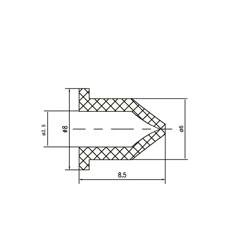 EPDM Rubber Gasket Football Diaphragm Flap Air Small Duckbill Check Two Way Valve