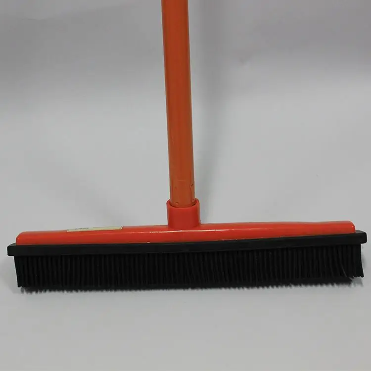 Factory direct long handle squeegee bathroom floor cleaning remover plastic rubber broom
