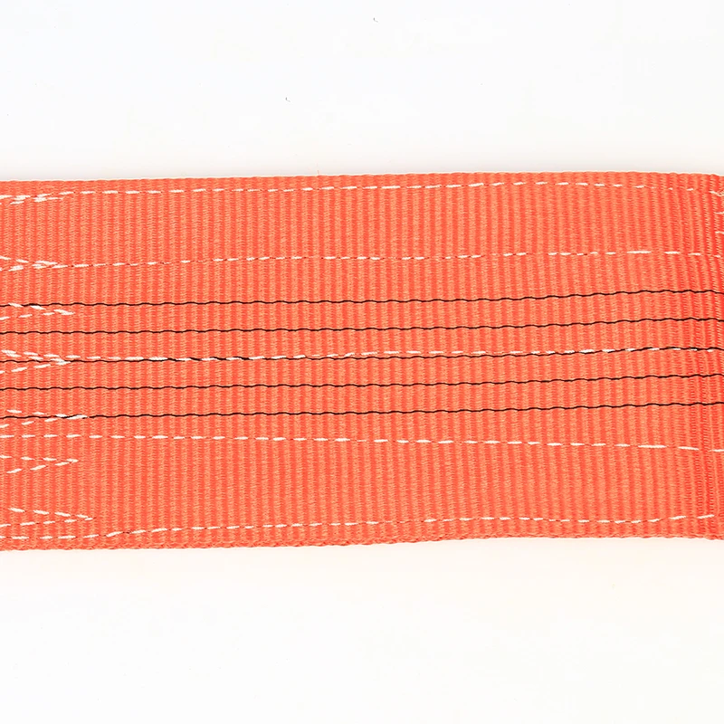 
Polyester material color code 5 ton webbing hoist lifting belt sling 