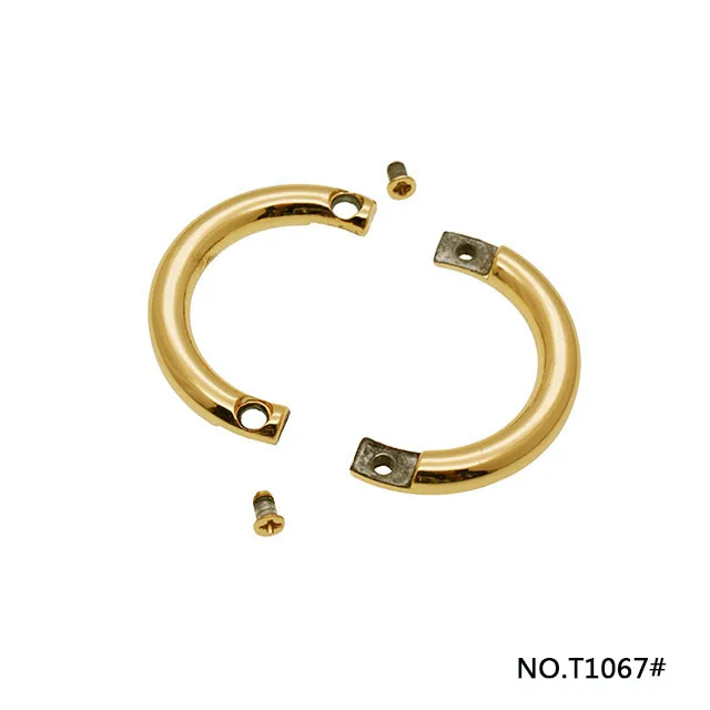 2023 new fashion High Corrosion Resistance metal oval shape buckle O ring for leather bag strap